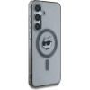 Karl Lagerfeld Button Choupette Head Printed Logo MagSafe Samsung Galaxy S25 case black - (KF002465-0)