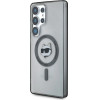 Karl Lagerfeld Button Choupette Head Printed Logo MagSafe Samsung Galaxy S25 Ultra case black - (KF002467-0)