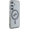 Karl Lagerfeld Button Karl & Choupette Heads Printed Logo MagSafe Samsung Galaxy S25 case black - (KF002468-0)