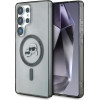Karl Lagerfeld Button Karl & Choupette Heads Printed Logo MagSafe Samsung Galaxy S25 Ultra case black - (KF002470-0)