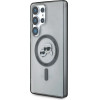 Karl Lagerfeld Button Karl & Choupette Heads Printed Logo MagSafe Samsung Galaxy S25 Ultra case black - (KF002470-0)