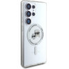 Karl Lagerfeld Case Button Karl & Choupette Heads Printed Logo MagSafe Samsung Galaxy S25 Ultra white - (KF002474-0)