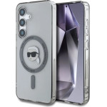 Karl Lagerfeld Case Button Karl Head Printed Logo MagSafe Samsung Galaxy S25 black - (KF002477-0)
