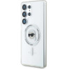 Karl Lagerfeld Case Button Karl Head Printed Logo MagSafe Samsung Galaxy S25 Ultra white - (KF002476-0)