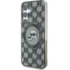 Karl Lagerfeld Case Button Karl&Choupette Heads On KL Pattern MagSafe Samsung Galaxy S25 black - (KF002479-0)