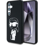 Karl Lagerfeld Case Silicone Graffiti Ikonik Printed Logo MagSafe Samsung Galaxy S25 black - (KF002458-0)