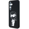 Karl Lagerfeld Case Silicone Graffiti Ikonik Printed Logo MagSafe Samsung Galaxy S25 black - (KF002458-0)