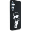 Karl Lagerfeld Case Silicone Graffiti Ikonik Printed Logo MagSafe Samsung Galaxy S25 black - (KF002458-0)