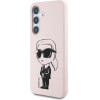 Karl Lagerfeld Case Silicone Graffiti Ikonik Printed Logo MagSafe Samsung Galaxy S25 pink - (KF002460-0)