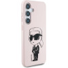 Karl Lagerfeld Case Silicone Graffiti Ikonik Printed Logo MagSafe Samsung Galaxy S25 pink - (KF002460-0)