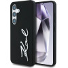 Karl Lagerfeld Case Silicone Metal Signature Logo Samsung Galaxy S25 black - (KF002481-0)