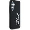 Karl Lagerfeld Case Silicone Metal Signature Logo Samsung Galaxy S25 black - (KF002481-0)