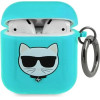 Karl Lagerfeld Choupette Case for AirPods 1/2 - Blue - (KF000627-0)