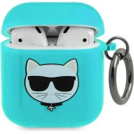 Karl Lagerfeld Choupette Case for AirPods 1/2 - Blue - (KF000627-0)