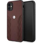 BMW Etui BMHCN61RSPPR iPhone 11 6,1'' / Xr czerwony/red hardcase Leather Curve Perforate - (BMW000444-0)