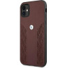 BMW Etui BMHCN61RSPPR iPhone 11 6,1'' / Xr czerwony/red hardcase Leather Curve Perforate - (BMW000444-0)