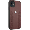 BMW Etui BMHCN61RSPPR iPhone 11 6,1'' / Xr czerwony/red hardcase Leather Curve Perforate - (BMW000444-0)