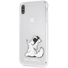 Karl Lagerfeld Choupette Fun iPhone Xs Max Case - Transparent - (KF000127-0)