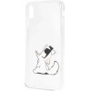 Karl Lagerfeld Choupette Fun iPhone Xs Max Case - Transparent - (KF000127-0)