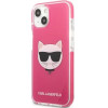 Karl Lagerfeld Choupette Head case for iPhone 13 - fuchsia - (KF001277-0)