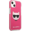 Karl Lagerfeld Choupette Head case for iPhone 13 - fuchsia - (KF001277-0)