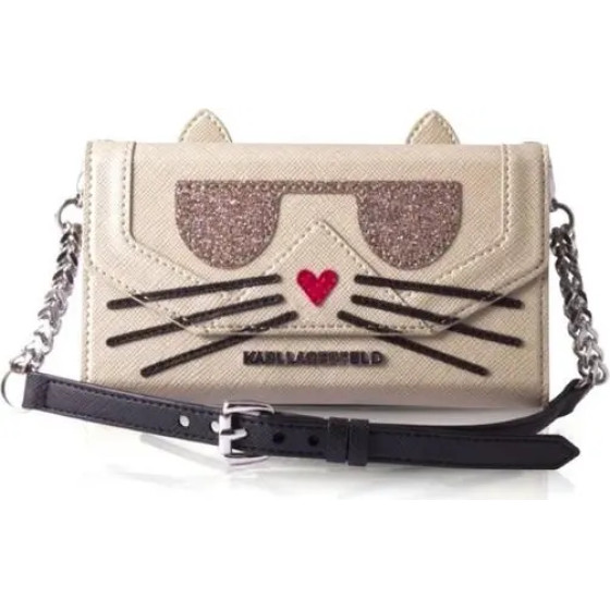 Karl Lagerfeld Choupette Koctail Clutch Case for iPhone 7 / 8 / SE 2020 / SE 2022 - Pink - (KF001303-0)