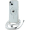 Karl Lagerfeld Crossbody IML Karl Head MagSafe case for iPhone 15 / 14 / 13 - transparent - (KF002135-0)