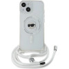 Karl Lagerfeld Crossbody IML Karl Head MagSafe case for iPhone 15 / 14 / 13 - transparent - (KF002135-0)