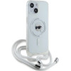 Karl Lagerfeld Crossbody IML Karl Head MagSafe case for iPhone 15 / 14 / 13 - transparent - (KF002135-0)