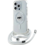 Karl Lagerfeld Crossbody IML Karl Head MagSafe case for iPhone 15 Pro - transparent - (KF002136-0)
