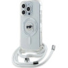 Karl Lagerfeld Crossbody IML Karl Head MagSafe case for iPhone 15 Pro Max - transparent - (KF002137-0)