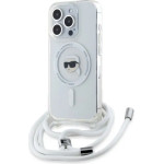 Karl Lagerfeld Crossbody IML Karl Head Magsafe Case for iPhone 16 Pro - Clear - (KF002405-0)