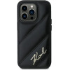 Karl Lagerfeld Diagonal Quilted Script case for iPhone 14 Pro - black - (KF002174-0)