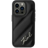 Karl Lagerfeld Diagonal Quilted Script case for iPhone 15 Pro Max - black - (KF002179-0)