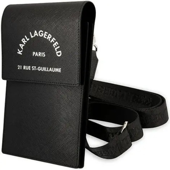 Karl Lagerfeld Embossed RSG handbag - black - (KF001292-0)