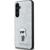 Karl Lagerfeld Fixed Glitter Ikonik Logo Metal Pin case for Samsung Galaxy A35 - silver - (KF002025-0)