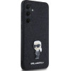 Karl Lagerfeld Fixed Glitter Ikonik Logo Metal Pin case for Samsung Galaxy A55 - black - (KF002024-0)