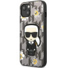 Karl Lagerfeld Flower Ikonik Karl case for iPhone 13 mini - gray - (KF001280-0)