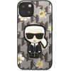 Karl Lagerfeld Flower Ikonik Karl case for iPhone 13 mini - gray - (KF001280-0)