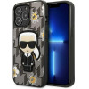 Karl Lagerfeld Flower Ikonik Karl case for iPhone 13 Pro / iPhone 13 - gray - (KF001282-0)