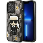 Karl Lagerfeld Flower Ikonik Karl case for iPhone 13 Pro / iPhone 13 - gray - (KF001282-0)