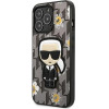 Karl Lagerfeld Flower Ikonik Karl case for iPhone 13 Pro / iPhone 13 - gray - (KF001282-0)