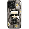 Karl Lagerfeld Flower Ikonik Karl case for iPhone 13 Pro / iPhone 13 - gray - (KF001282-0)