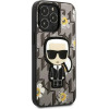 Karl Lagerfeld Flower Ikonik Karl case for iPhone 13 Pro / iPhone 13 - gray - (KF001282-0)