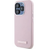 Karl Lagerfeld FW Metal Plate MagSafe iPhone 15 Pro Case - Pink - (KF002387-0)