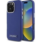 Karl Lagerfeld FW Metal Plate MagSafe iPhone 16 Pro Max Case - Blue - (KF002403-0)