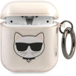 Karl Lagerfeld Glitter Choupette Case for AirPods 1 / 2 - Gold - (KF000645-0)