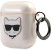 Karl Lagerfeld Glitter Choupette Case for AirPods 1 / 2 - Gold - (KF000645-0)