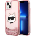 Karl Lagerfeld Glitter Choupette Head case for iPhone 14 Plus - pink - (KF001394-0)