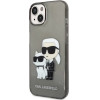 Karl Lagerfeld Glitter Karl&Choupette case for iPhone 14 Plus - black - (KF001359-0)